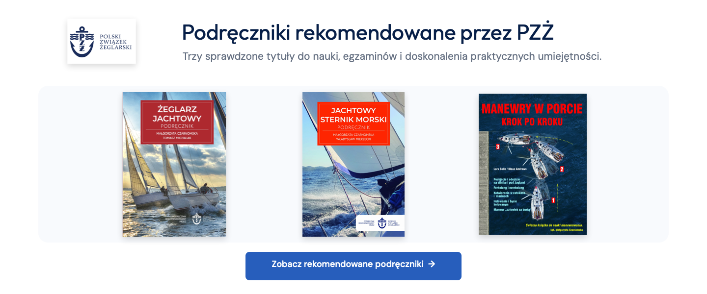 Podręczniki rekomendowane przez Polski Związek Żeglarski